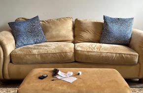 Couch and ottoman